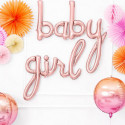 Ballon Mylar Mot Girl Rose Gold
