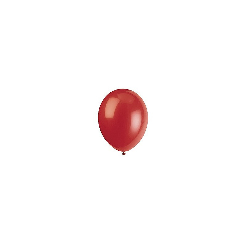 10 Ballons Latex 30 cm – Rouge -  Party Deco