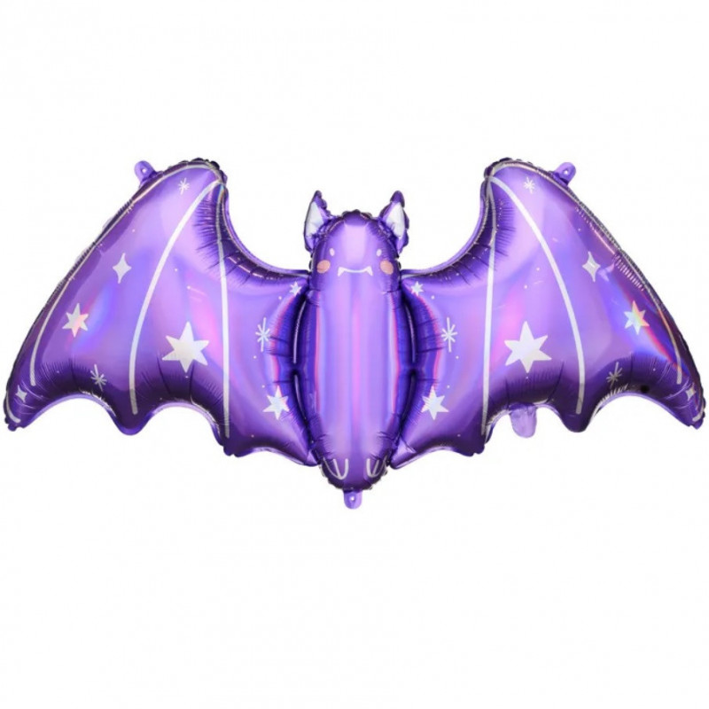 Ballon XL Chauve-Souris Violette – Party Deco