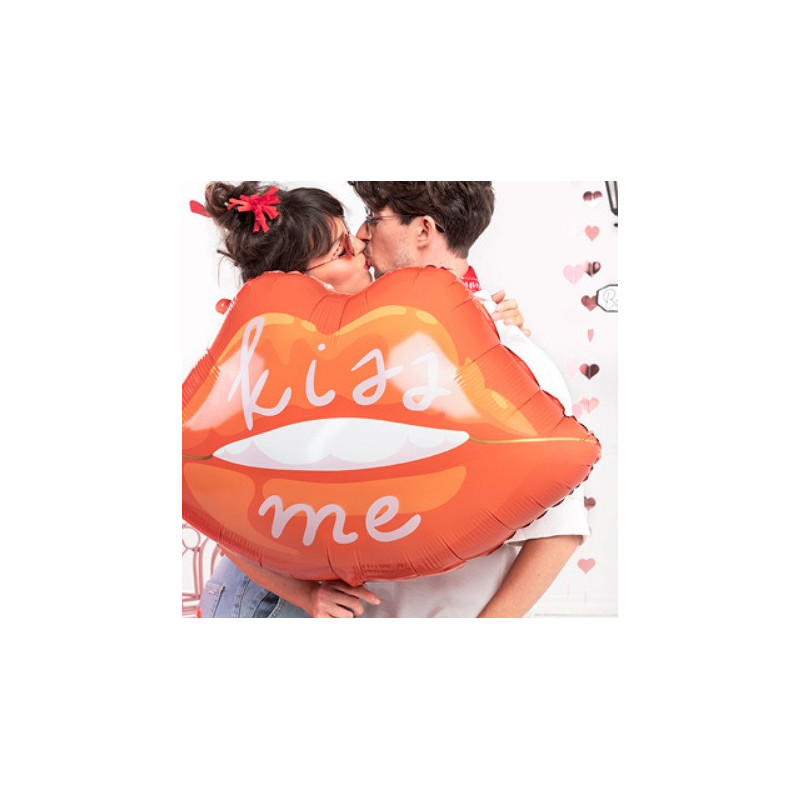 Ballon SuperShape Lèvre Kiss Me – Party Deco