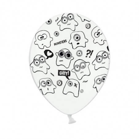 Ballons Latex Thème Petits Monstres – PartyDeco
