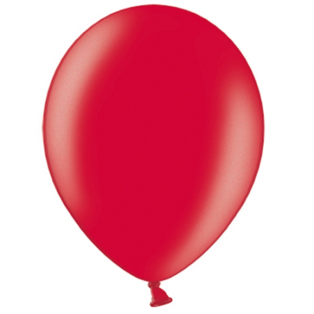 10 Ballons Latex 30 cm – Rouge nacré -  Party Deco