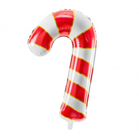 Ballon SuperShape Canne à sucre Noël rouge et blanc – Party Deco