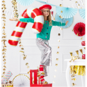 Ballon SuperShape Canne à sucre Noël rouge et blanc – Party Deco