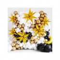 Ballon Mylar 3D Étoile Étincelle Or 70 cm – Party Deco