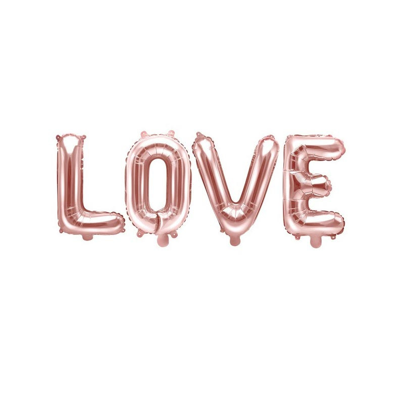 Ballons Lettres Mylar Love – Party Deco
