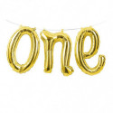 Ballon Alu "One" – Premier Anniversaire – Party Déco