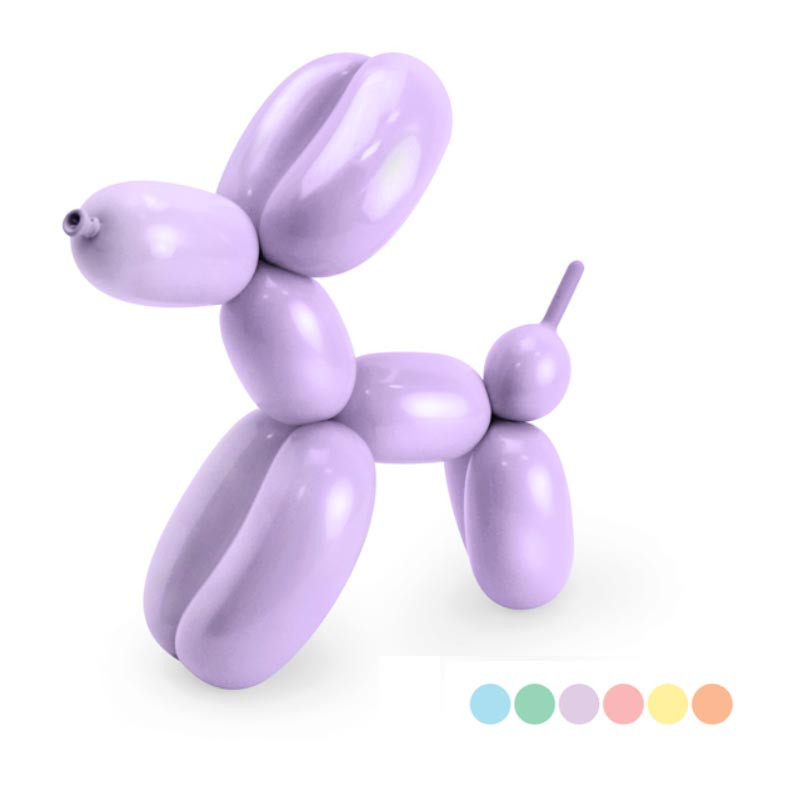 Kit 30 Ballons à Sculpter Pastel + Mini Pompe