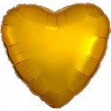 Ballon Alu Coeur Doré métallisé Anagram
