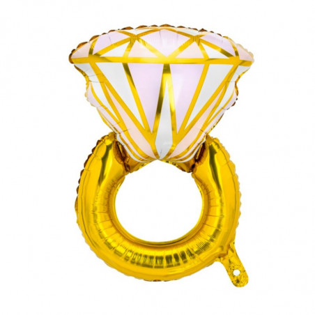 Ballon Mylar Supershape Bague Alliance 94 cm – Party Deco