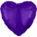 Ballon Cœur Violet nacré Anagram