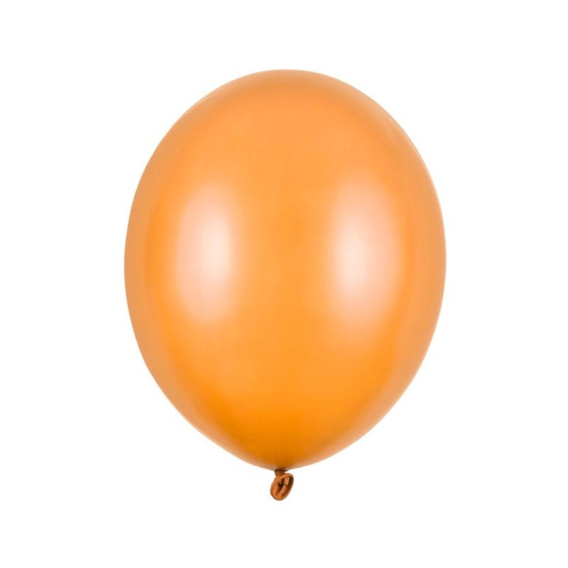 10 Ballons Latex 30 cm – Orange nacré -  Party Deco