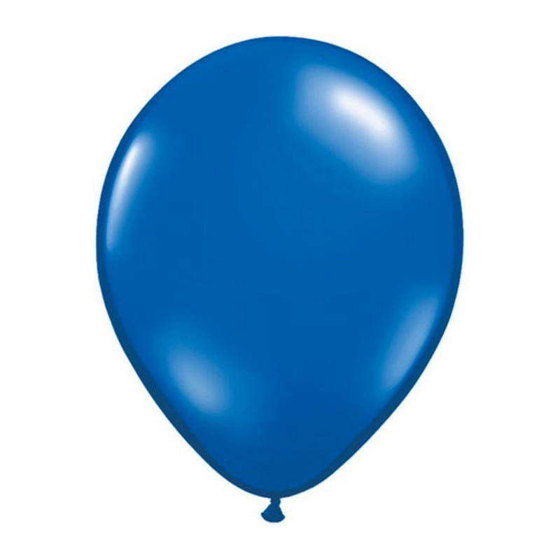 10 Ballons Latex 30 cm – Bleu nuit -  Party Deco