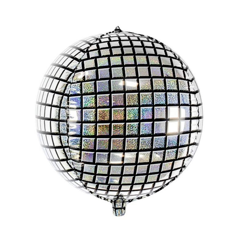 Ballon ORB holographique boule à facettes – 40 cm – PartyDeco