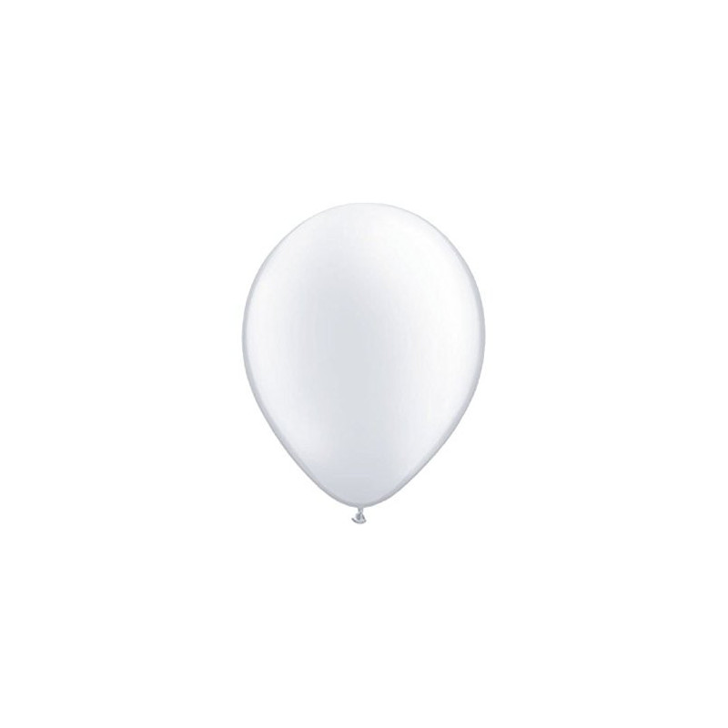 100 Mini Ballons Latex 12cm – Blanc -  Party Deco