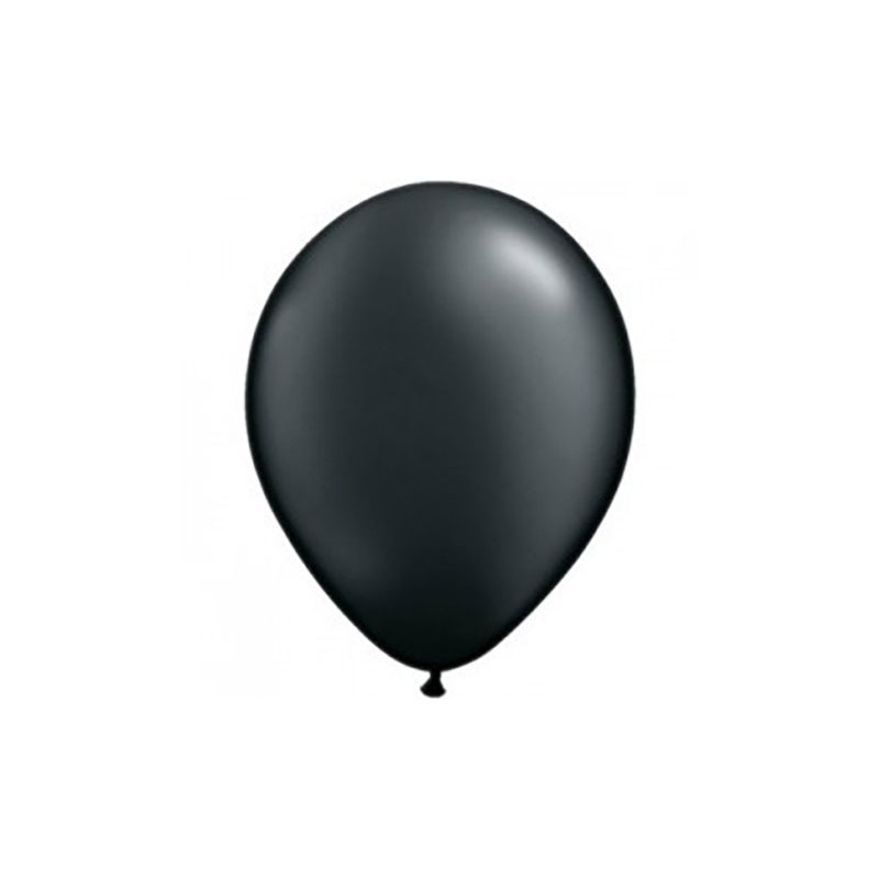 100 Mini Ballons Latex 12cm – Noir -  Party Deco