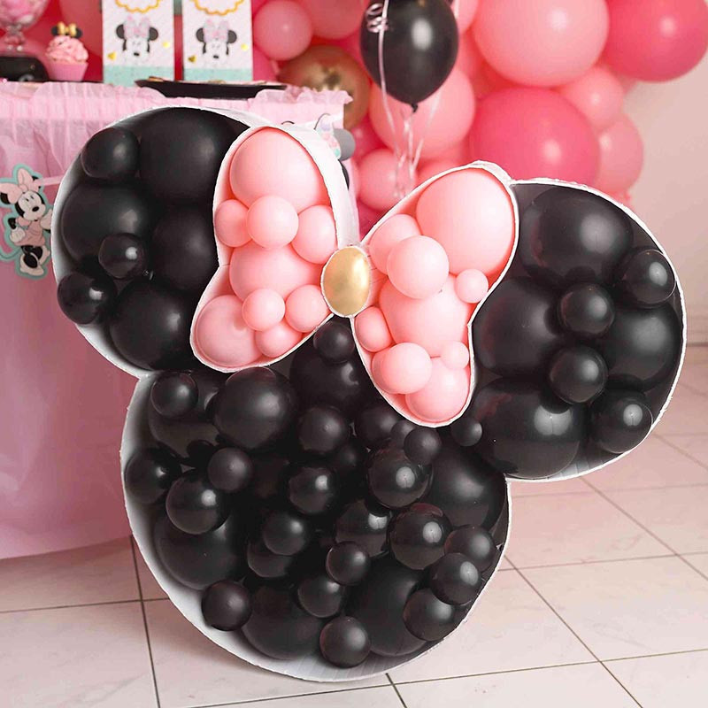100 Mini Ballons Latex 12cm – Noir -  Party Deco