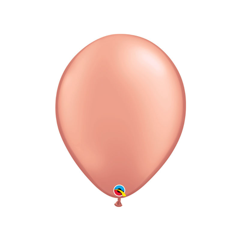 100 Mini Ballons Latex 12cm – Rose gold -  Party Deco
