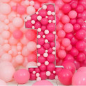 100 Mini Ballons Latex 12cm – Rose clair -  Party Deco