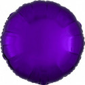 Ballon Mylar Rond Violet nacré Anagram