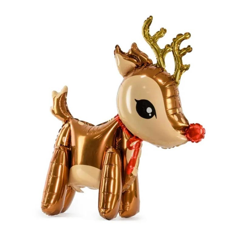 Ballon SuperShape Renne Marron – Party Deco