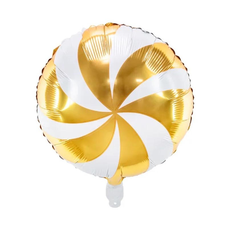 Ballon Alu Bonbon Candy Doré Chromé - 45 cm Party Deco