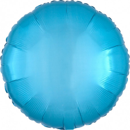 Ballon Mylar Rond Bleu Caraibe Anagram Décoration de fête
