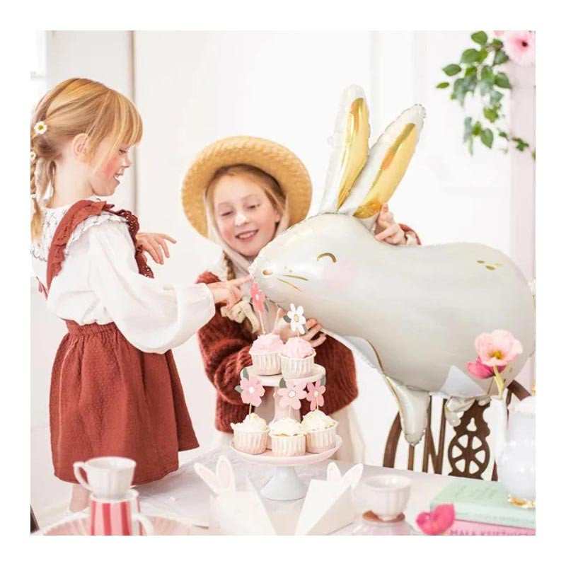 Ballon Lapin Blanc SuperShape – Party Deco