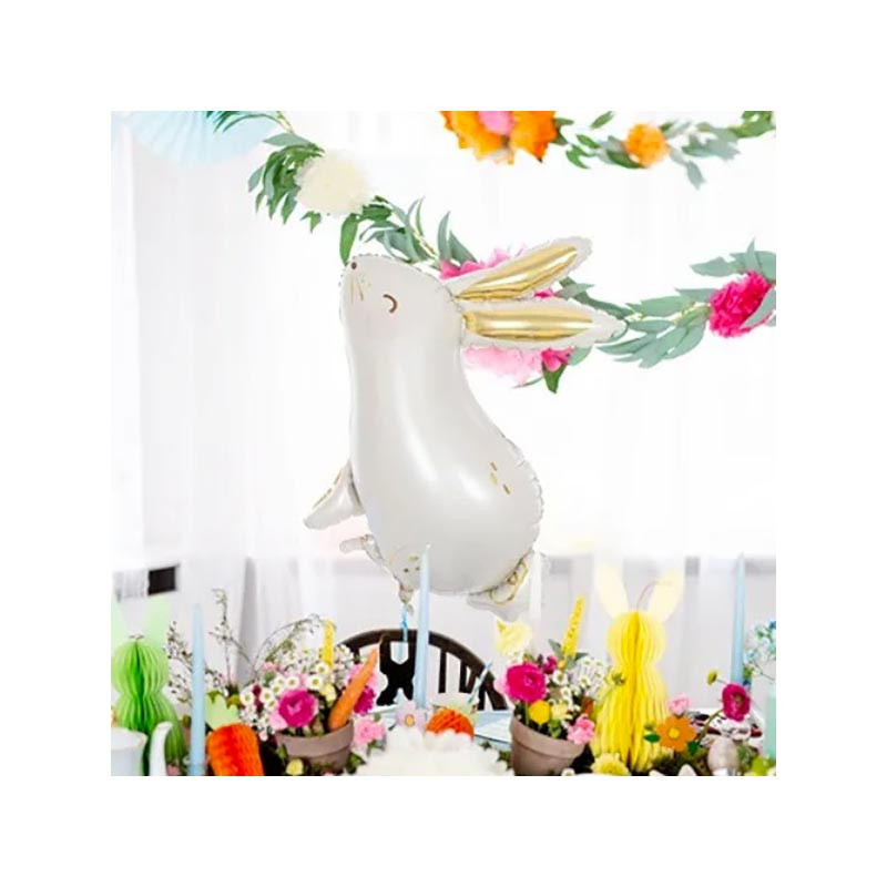 Ballon Lapin Blanc SuperShape – Party Deco