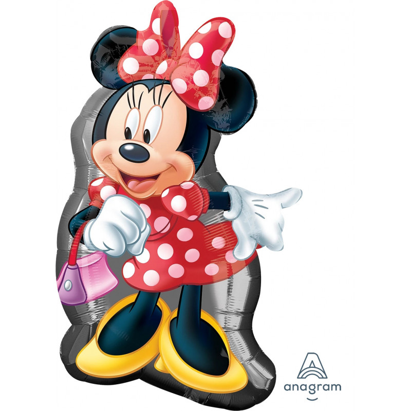 Ballon XL Minnie Rouge et Noir SuperShape Anagram
