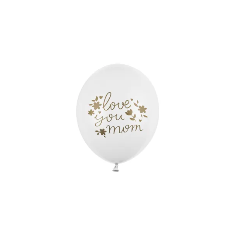 6 Ballons Fête des mères Love you mum