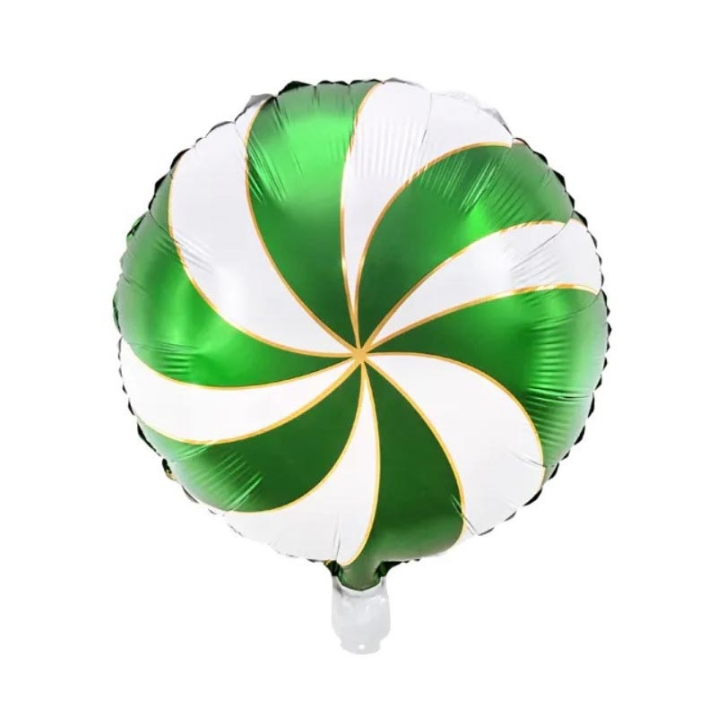 Ballon Alu Bonbon Candy Vert Chromé - 45 cm Party Deco
