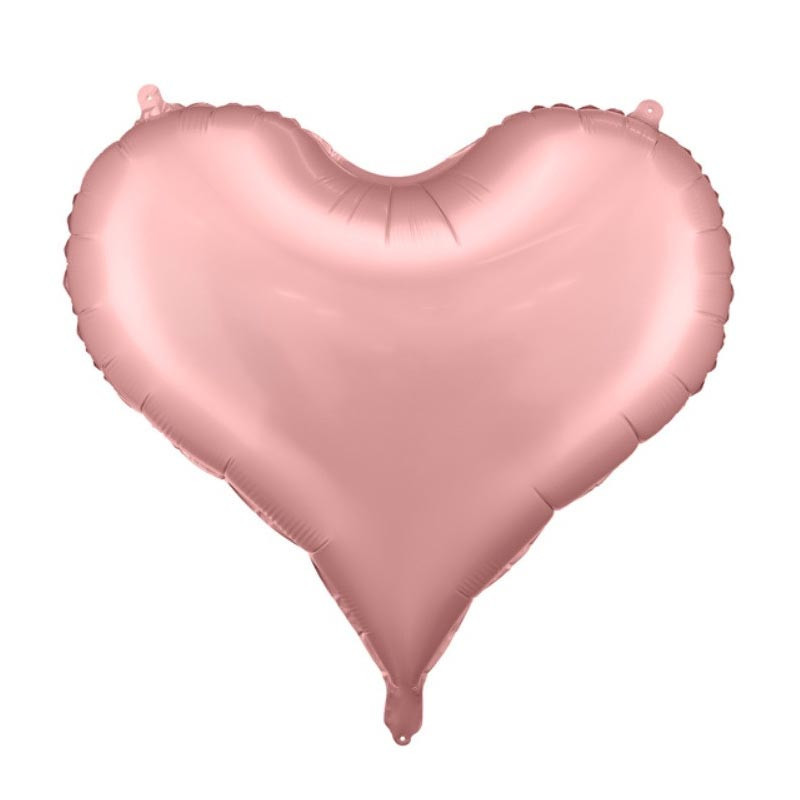 Ballon Coeur Rose Clair 60 cm – Party Deco