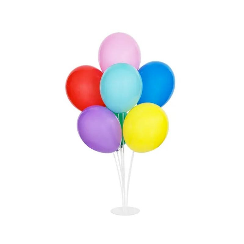 Structure Centre de Table Bouquet de ballons sans hélium - Décoration en ballons