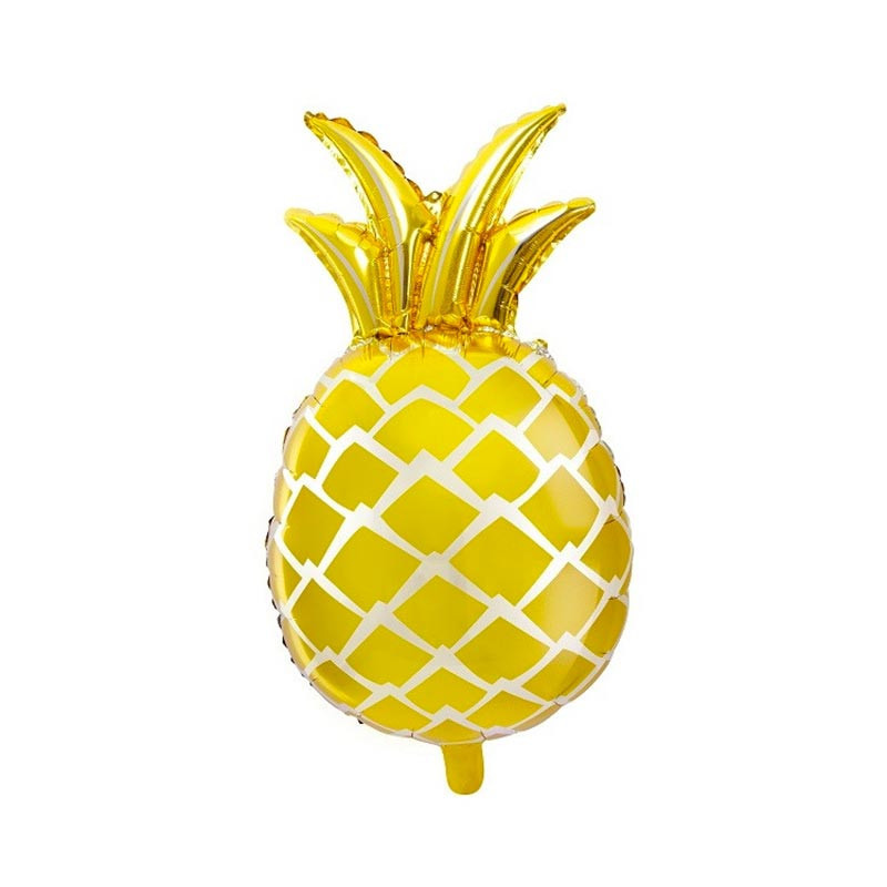 Grand Ballon Alu XL Ananas Doré – PartyDeco