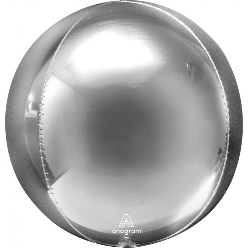 Ballon Miroir Argent Orbz Anagram