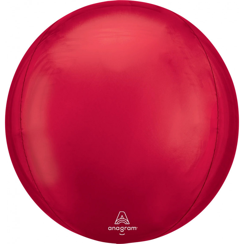 Ballon Miroir Rouge Orbz Anagram