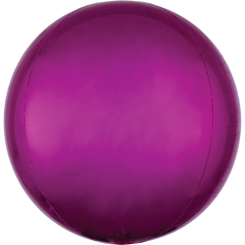 Ballon Miroir Rose Framboise Orbz Anagram