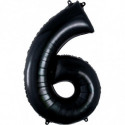 Ballon Alu Chiffre 6 Six - Noir Anagram