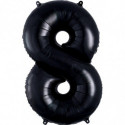 Ballon Alu Chiffre 8 Huit - Noir Anagram