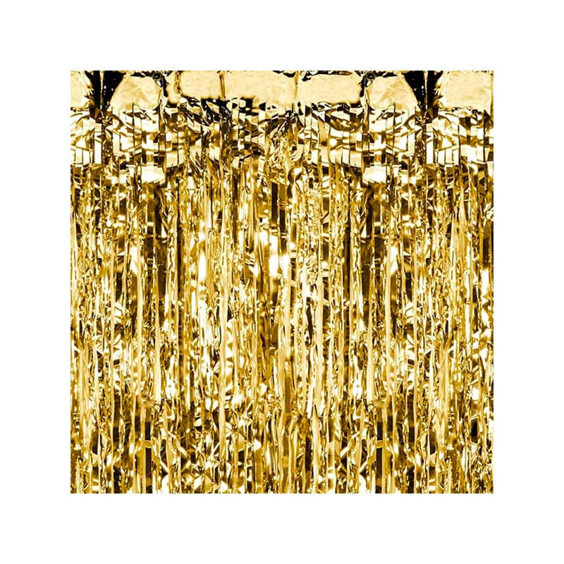 Rideau de Fête Doré Brillant – 90 x 250 cm