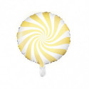 Ballon Alu Bonbon Candy Jaune - 45 cm Party Deco