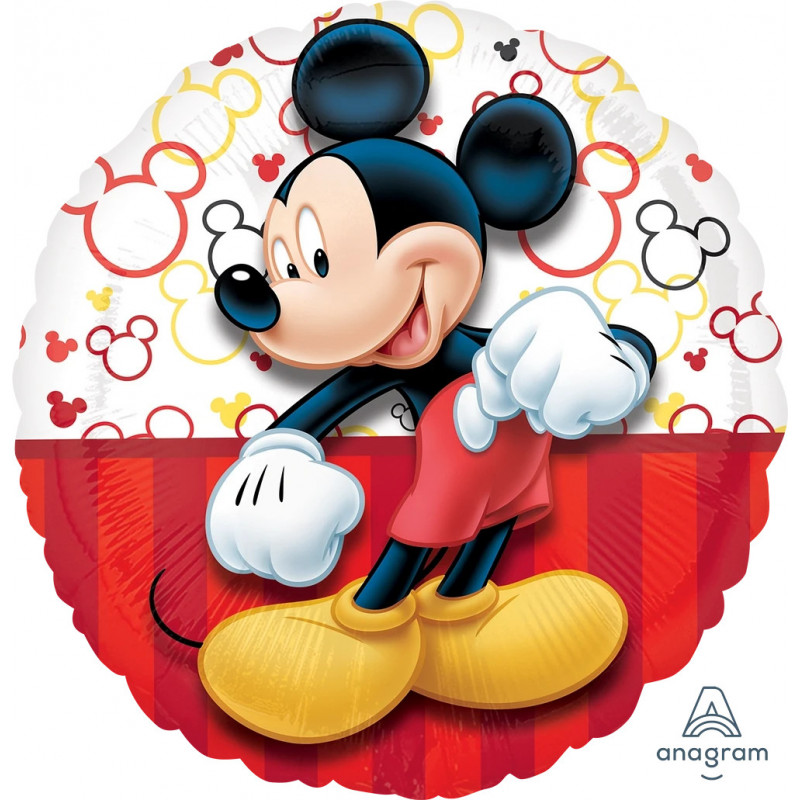 Ballon Rond Mickey Disney Décoration Anagram