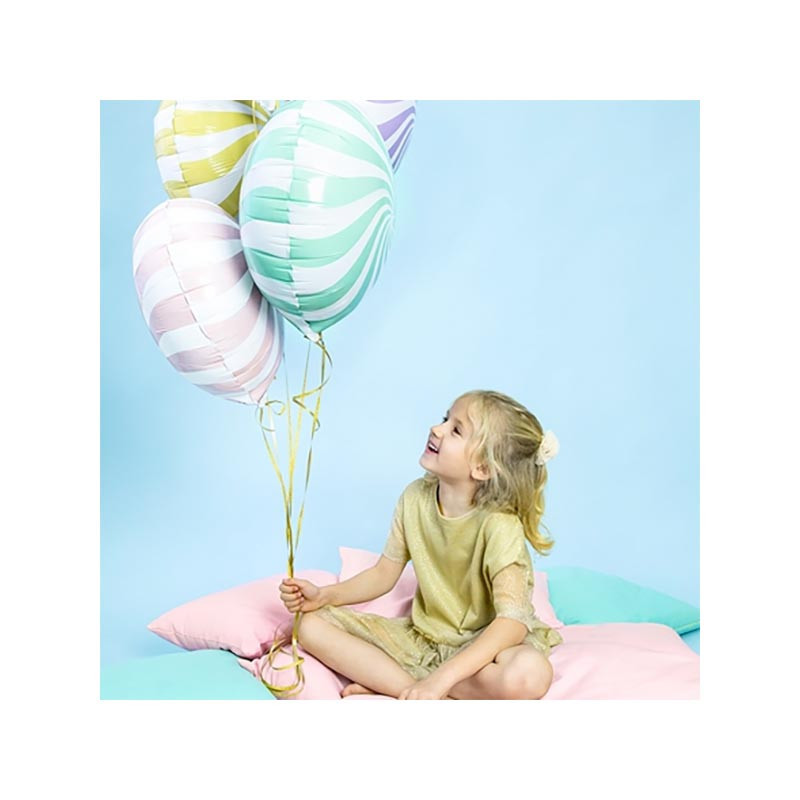 Ballon Alu Bonbon Candy Vert Mint - 45 cm Party Deco