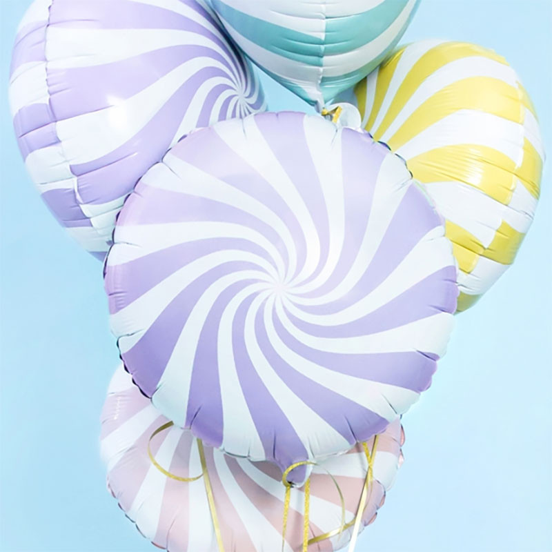 Ballon Alu Bonbon Candy Parme - 45 cm Party Deco