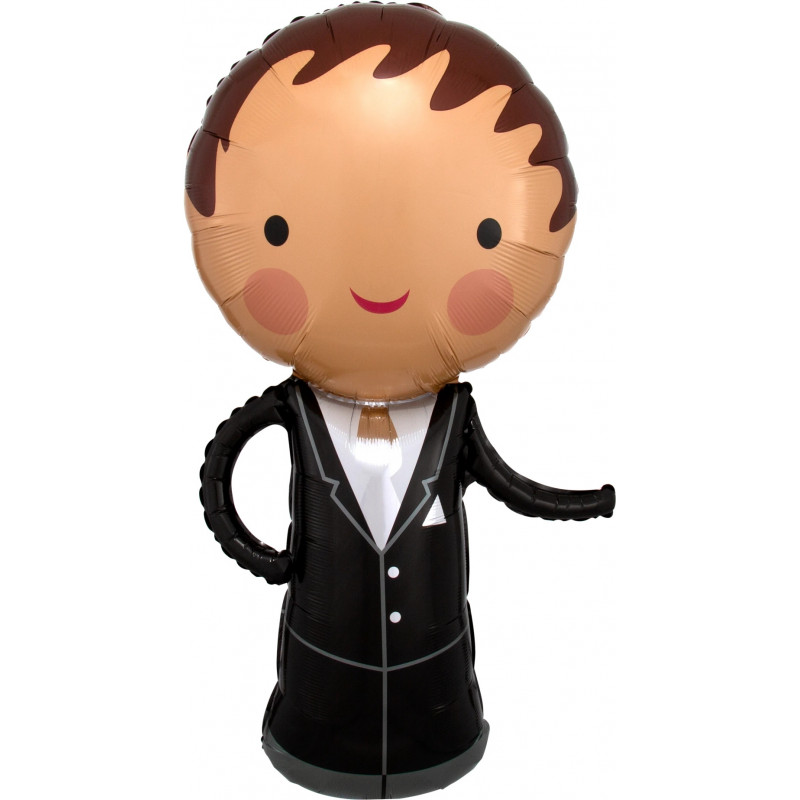 Ballon XL Marié Handsome Groom SuperShape