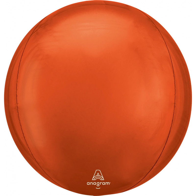 Ballon Miroir Orange Orbz Anagram