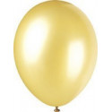 10 Ballons Latex 30 cm – Doré nacré -  Party Deco