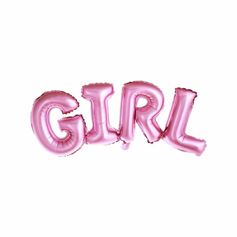 Ballon Mylar Girl Rose