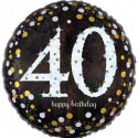 Ballon Rond Confetti Anniversaire 40 ans Anagram